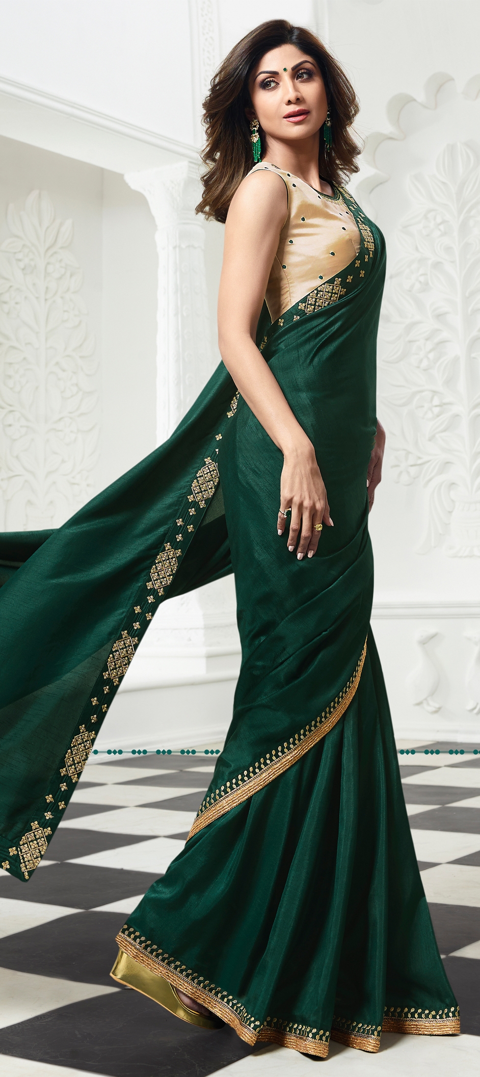 designer silk saree