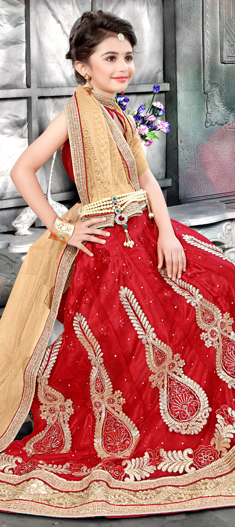 Buy Hand Painted Lehenga Choli Online in India - Aachho