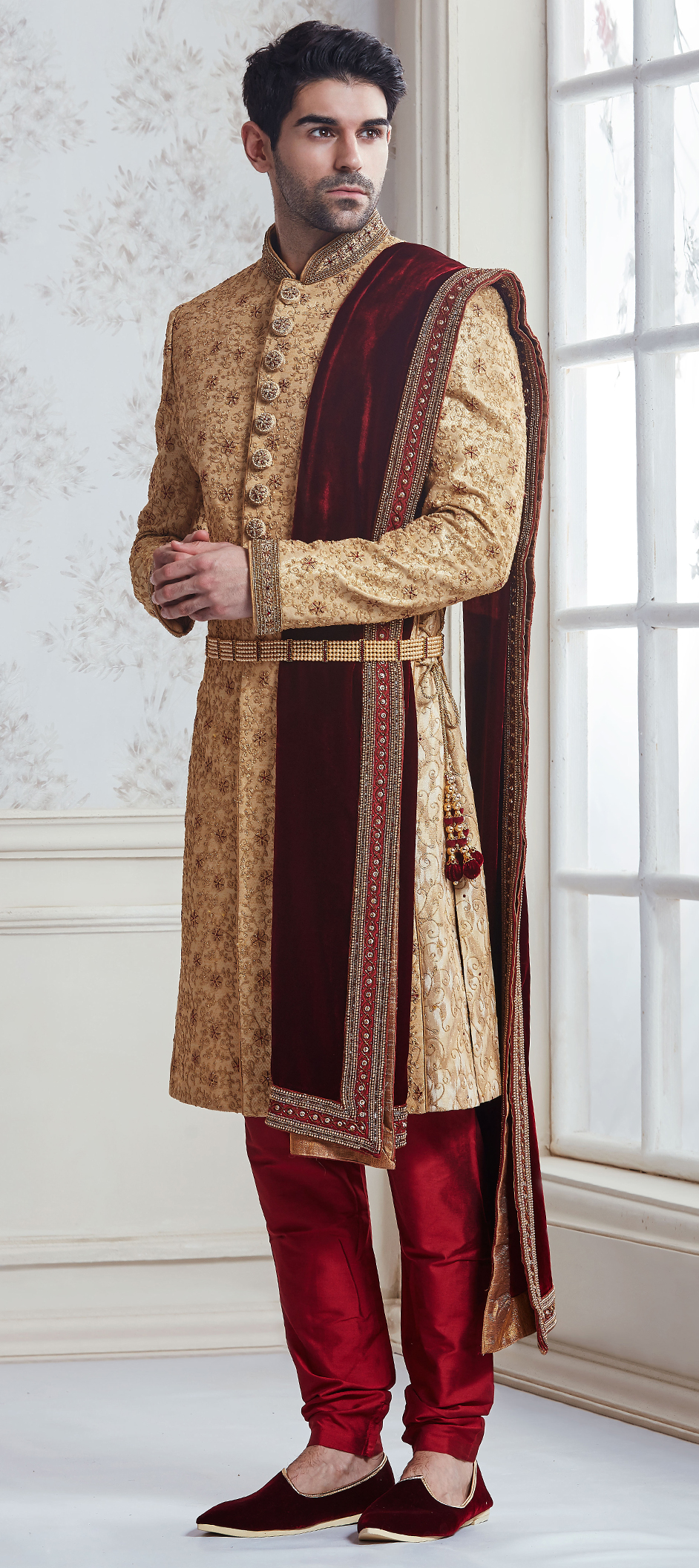 Indian Wedding Sherwani For Groom Groom Sherwani Sher 9464