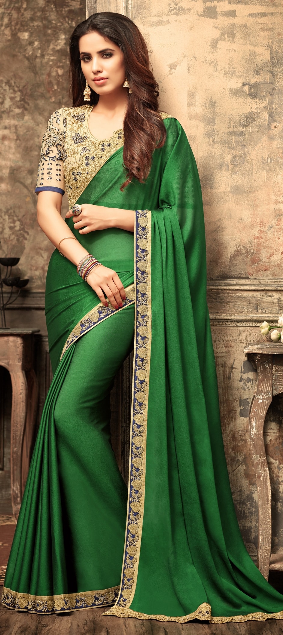 buy embroidered sarees